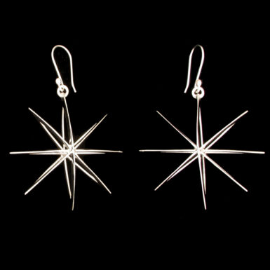 3D Atomic Earrings