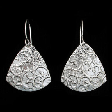 Triangles with Swirl Design