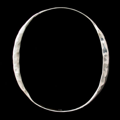 Forged Oval Bangle