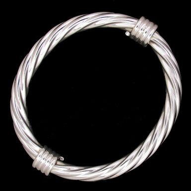 Twisted Tube Bangle
