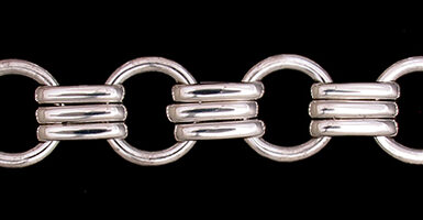 Heavy Circle & Link Bracelet