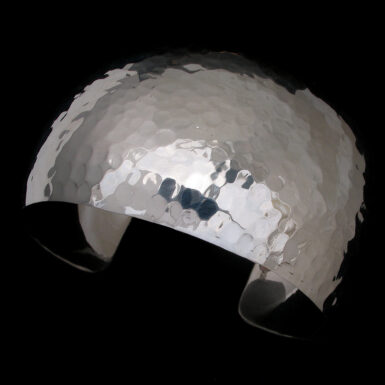 Large Hammered Cuff