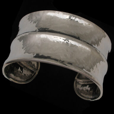Undulating Hammered Cuff
