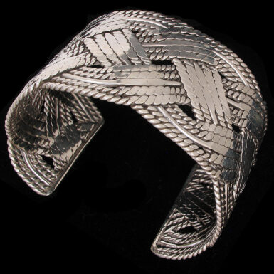 Wide Braided Cuff