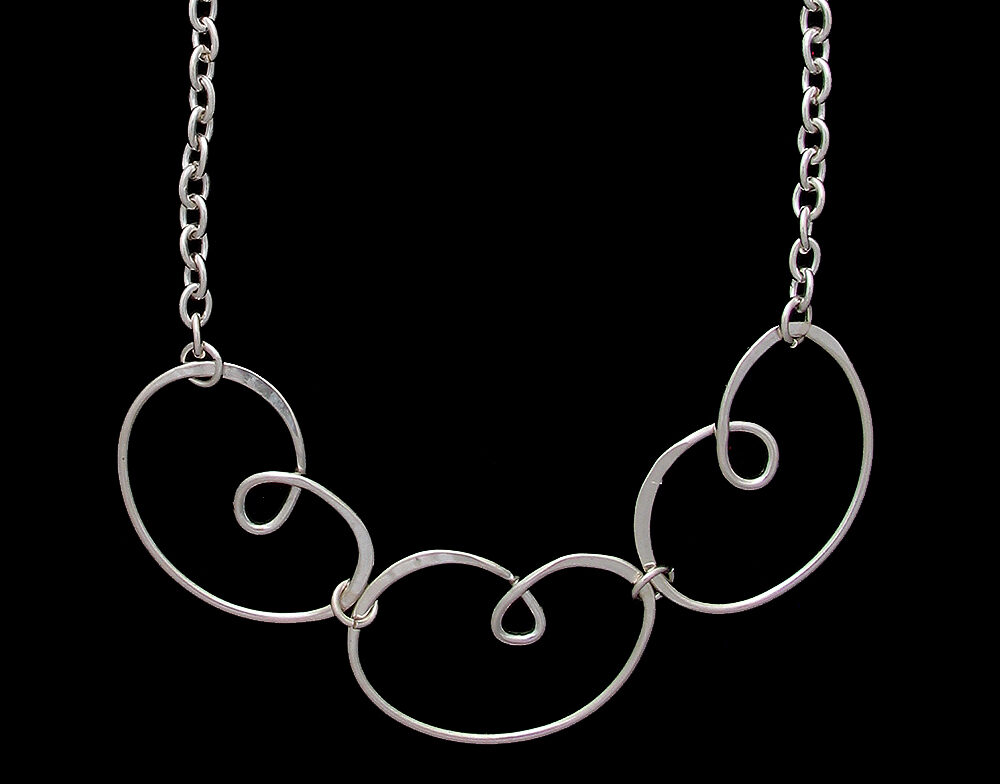 Triple Curled Necklace : Elysium Inc