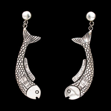 Old Mexico Fish Earrings