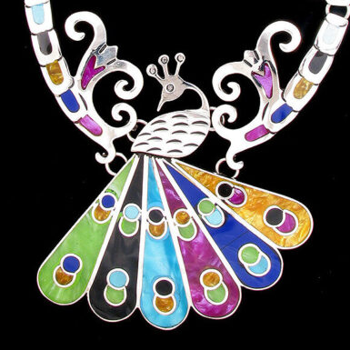 Unique Peacock Necklace from Elysium Inc Sterling Silve Wholesale Jewelry