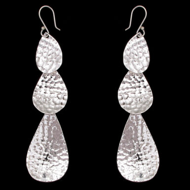 Triple Hammered Teardrops