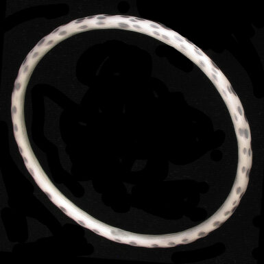Small Brushed Leopard Bangle