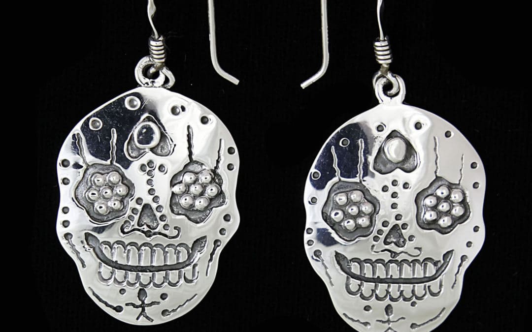 Day of the Dead Skull Earrings