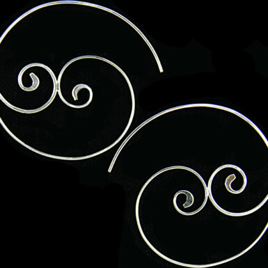 Curly Wire Hoop