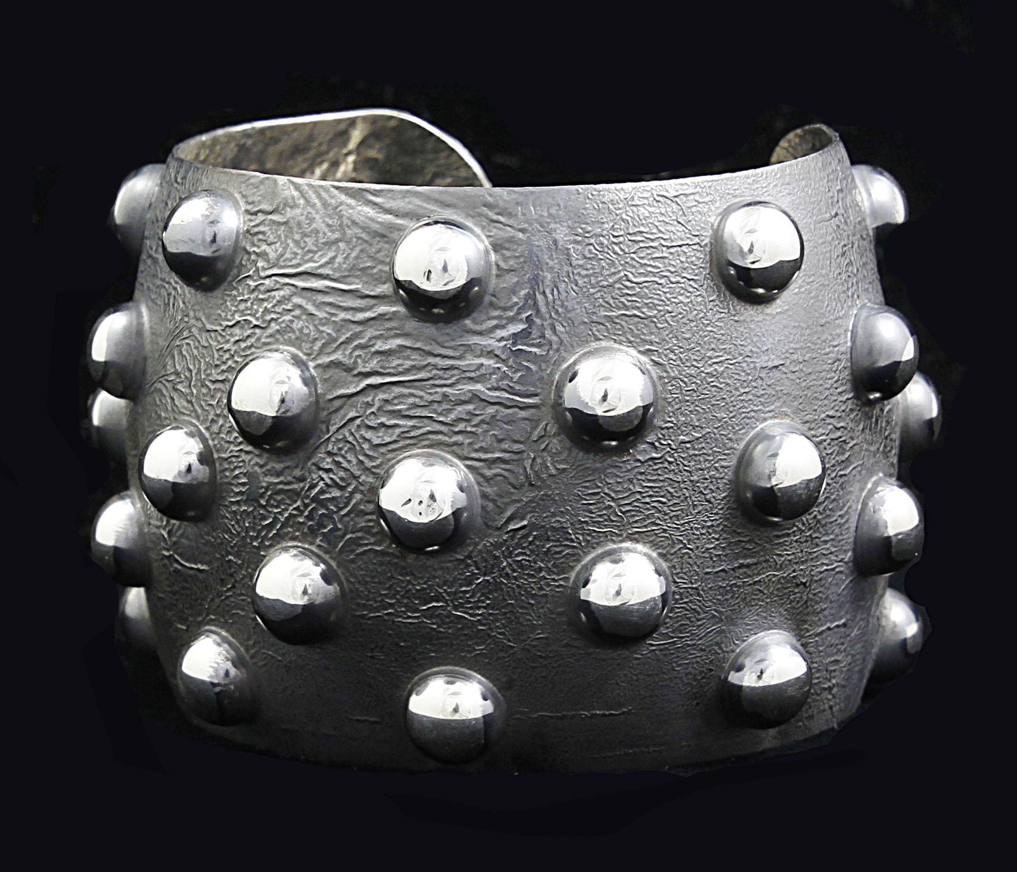Oxidized Cuff with Dots