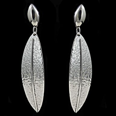 Long Hammered Leaf