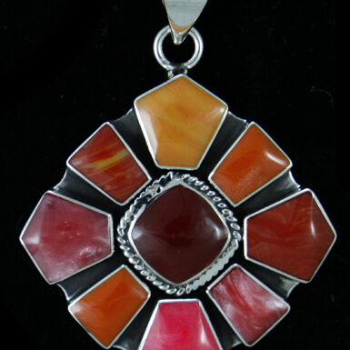 Multi Colored Enamel Flower