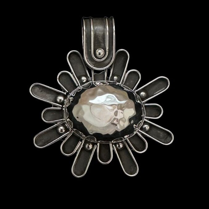 Hammered Rays Pendant
