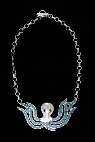 Wholesale Sterling Silver Jewelry - Handmade Octopus Necklace
