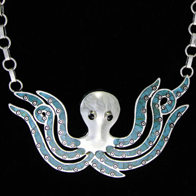 Wholesale Sterling Silver Jewelry - Handmade Octopus Necklace