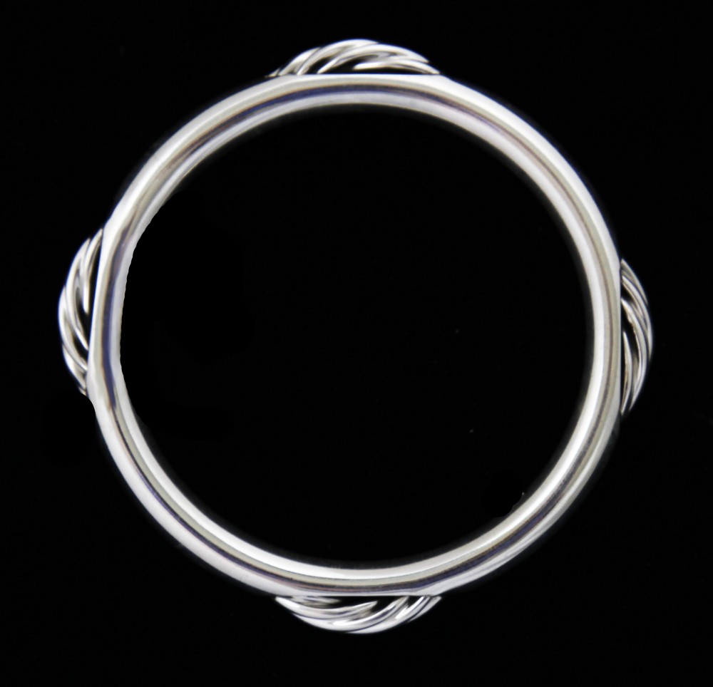 Cable Threaded Bangle : Elysium Inc