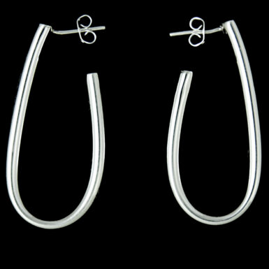 Smooth Oval Hoop