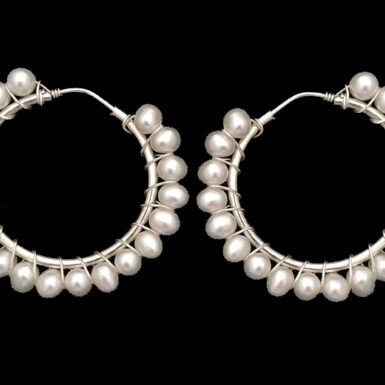 Wire Wrapped Pearls