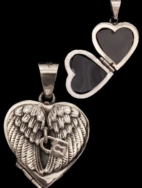 Winged Heart Locket