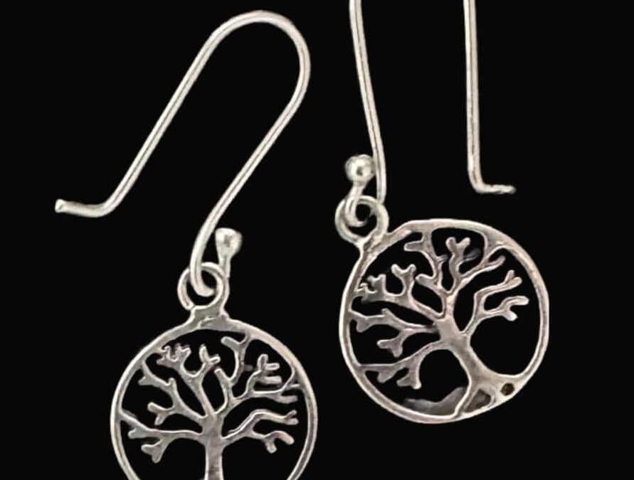 Small Tree Earrings