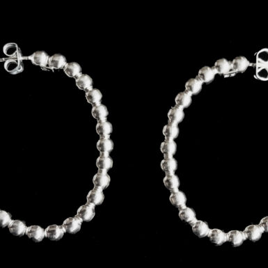 Beaded Hoops