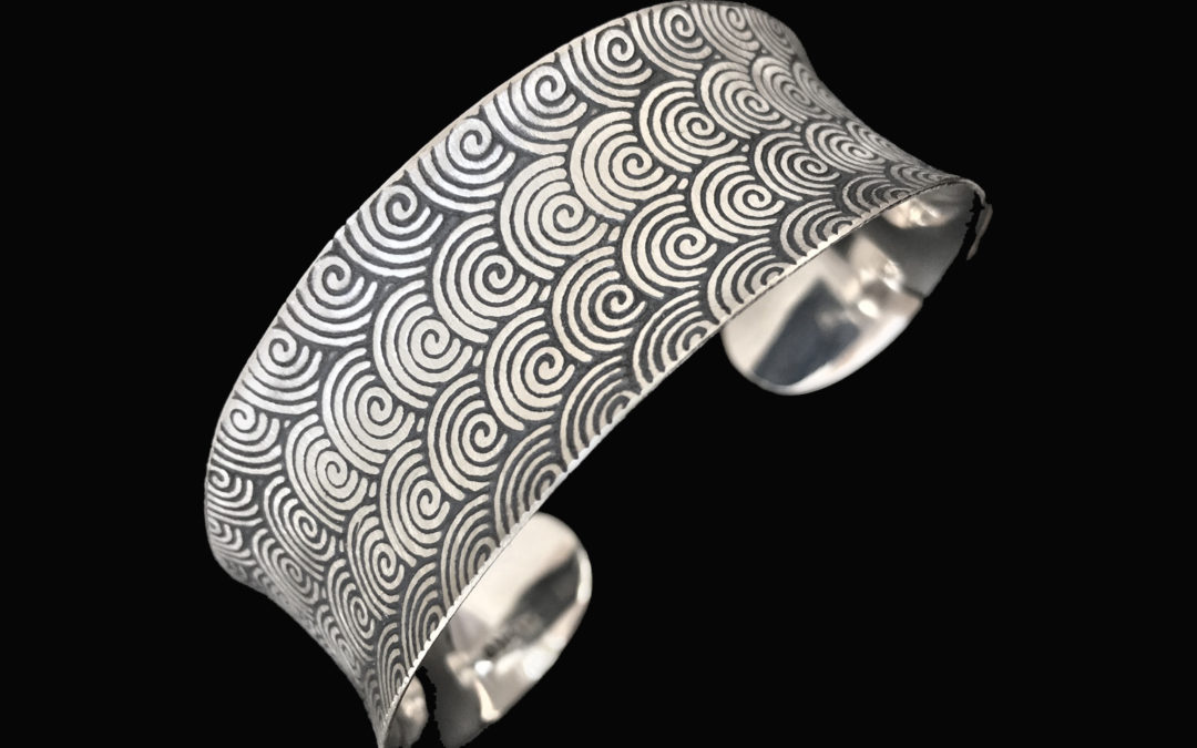 Brushed Swirl Cuff