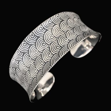Brushed Swirl Cuff