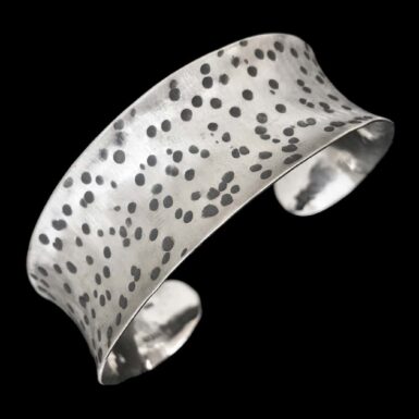 Brushed Scattered Dot Cuff