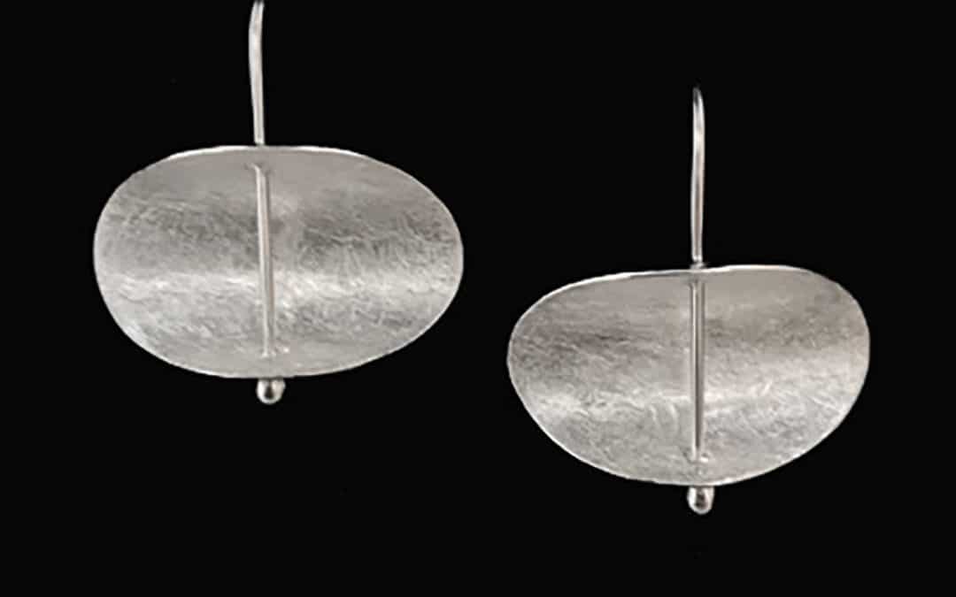 Brushed Chip Earring