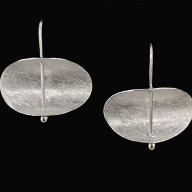 Brushed Chip Earring