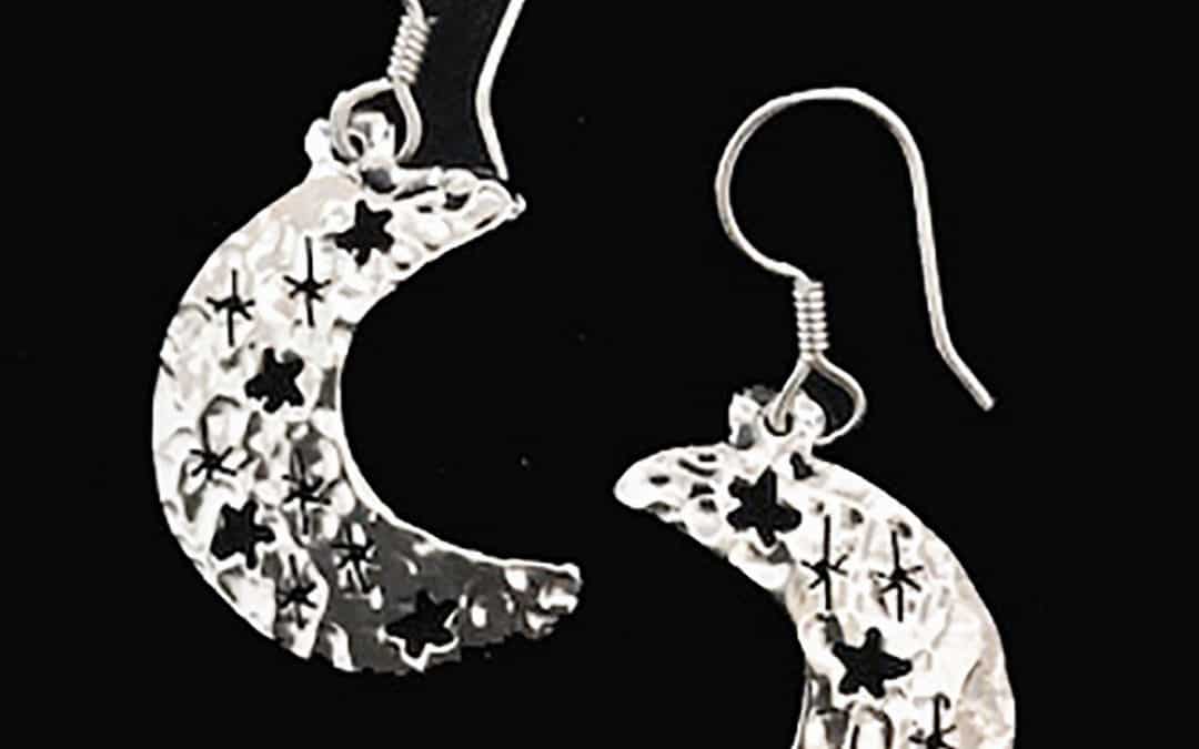 Hammered Crescent Moon