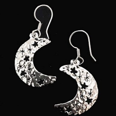 Hammered Crescent Moon