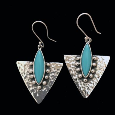 Jose Turquoise Triangle Earring