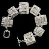 Handmade Sterling Silver Jewelry Wire Wrapped Bracelet