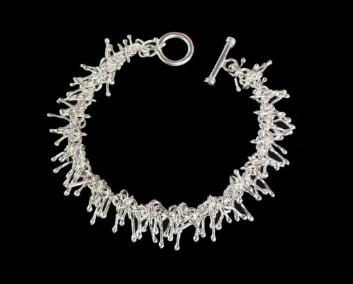 Sterling Silver Handmade Icicle Bracelet