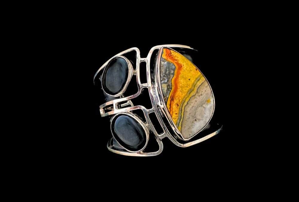 Bumblebee Minimal Cuff Bracelet