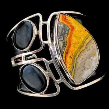 Bumblebee Minimal Cuff Bracelet