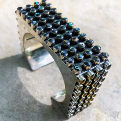 Abalone Square Cuff Bracelet