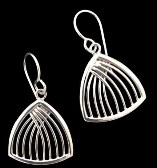 Sterling Silver Birdcage Earrings