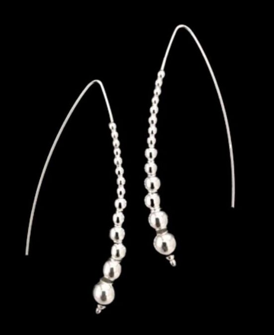 Bead Line Earrings