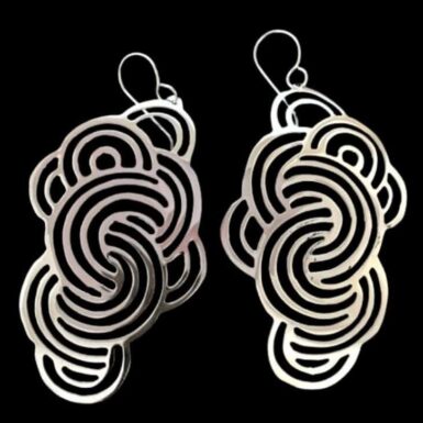 Sterling Silver handmade bubble earrings