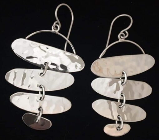 Sterling Silver Calderesque Earrings
