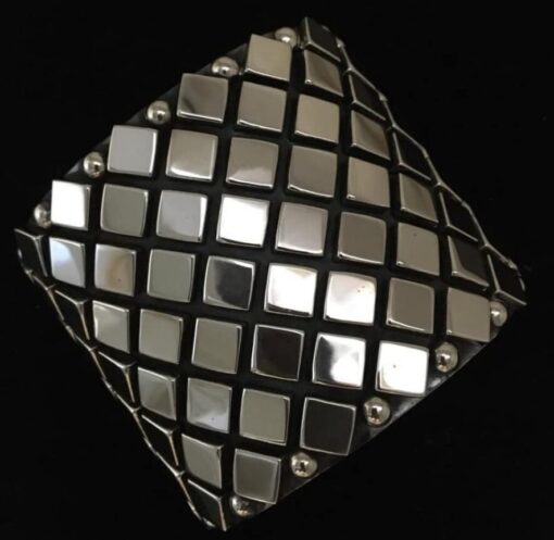 Diamond Shield Cuff Bracelet