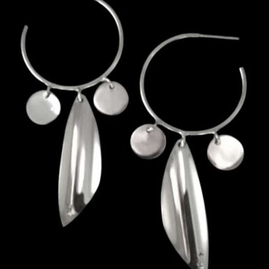 Sterling Silver Hanging Chad Earrings