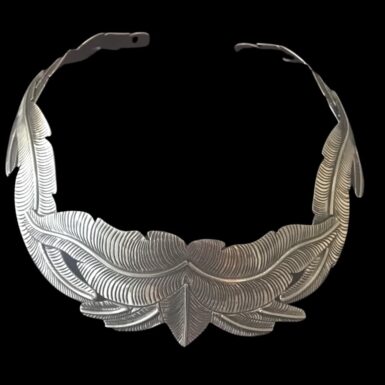 Layered Feather Collar