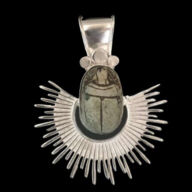 Scarab Pendant With Rays