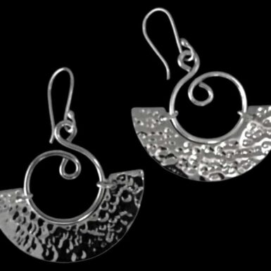 Nautical Sterling Silver Earrings