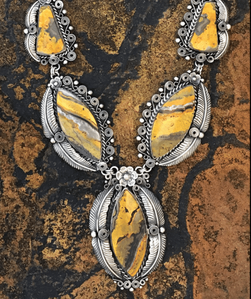 Handmade Sterling Silver Jasper Necklace